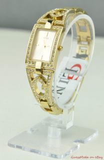 New Guess Ladies Watch Gold Steel G Link W12079L1 BNWT USA