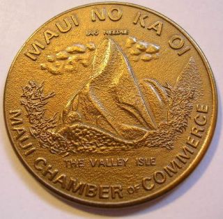 State of Hawaii 1975 Maui Dollar The Valley Isle Token