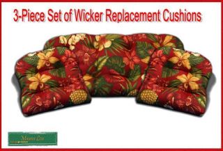 Tortuga Outdoor Wicker Furniture Replacement Cushions Mauna LOA