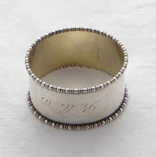 Lot 4 Miscellaneous Sterling Silver Napkin Rings