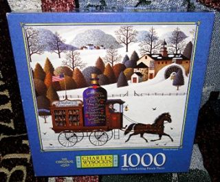 Wysockis Americana 1000 Pieces Jigsaw MB Puzzle Winter Bouquet 22x25