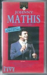 Johnny Mathis in Concert Music VHS Video PAL