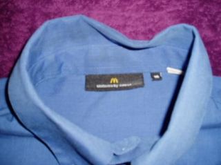 Crest McDonalds Misses 16 Blue Button Uniform Shirt C46