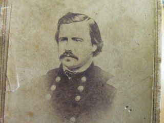 Civil War General Alexander McDowell McCook CDV Photograph