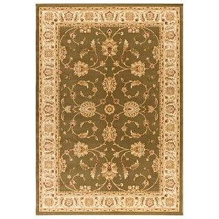 MANUFACTURERS CLOSEOUT Kenneth Mink Rugs, Warwick Meshad Green/Wheat