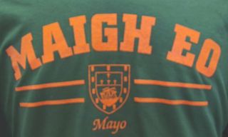 Mayo Gaelic Irish T Shirt Ireland Celtic Mens Green GAA Sz