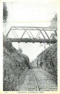 TN Mcminnville Red Bridge Railroad Early T68859