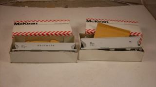 Two McKean HO Scale Master Series Model Train Cars