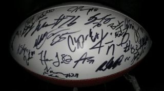 2012 Alabama Crimson Roll Tide Team Signed Football Certificate Proof