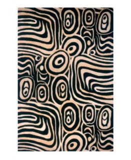 Momeni Area Rug, New Wave Gallery NW 86 LT Brown 5 3 x 8