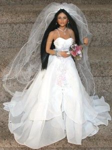 Love Native American Indian or Traditional Bride Doll McClure