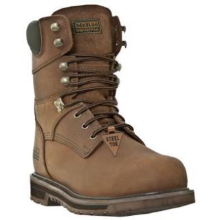 MCRAE INDUSTRIAL TAN 8 LACE UP ST (work boots occupational footwear