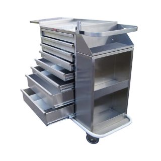 Stainless Medical Rolling Cart