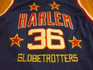 FUBU Harlem Globetrotters Meadowlark Lemon Sewn Basketball Jersey