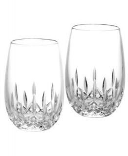 Waterford Lismore Nouveau Deep Red Wine Glass, Pair   Stemware