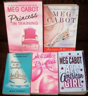Lot of 5 Meg Cabot Books