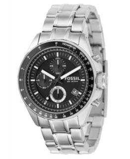 Fossil Watch, Mens Chronograph Decker Stainless Steel Bracelet 40mm