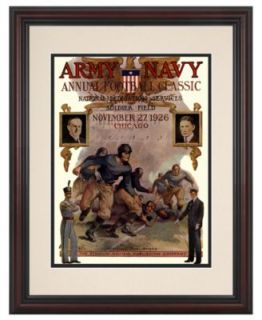 Mounted Memories Wall Art, Framed Army vs Navy Football Program Cover