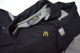Womens McDonalds Uniform Shirt Costume Polo XS Extra Small Poly