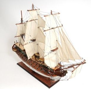 MAGNIFICENT NORSKE LOVE HANDMADE PAINTED WOODEN SAIL BOAT MODEL 38
