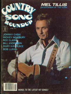 Country Song Roundup Mel Tillis Johnny Cash Mickey Newbury Roy Clark 6