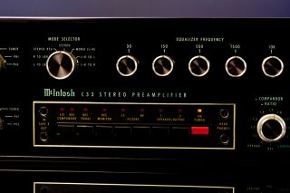 McIntosh C 33 Audiophile Stereo Preamp C33 Preamplifier