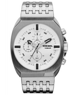 Diesel Watch, Chronograph Stainless Steel Bracelet 49x46mm DZ4203