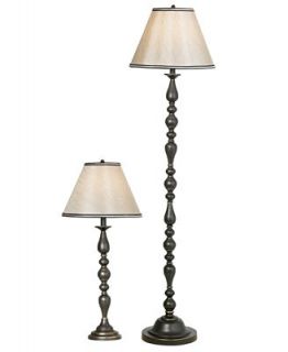 Pacific Coast Bridgeport Collection   Set of 3 Lamps 1 Floor Lamp and