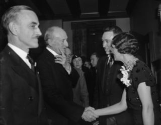 1937 photo Justice McReynolds attends reception to Governor of