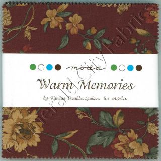 Moda Warm Memories Charm Pack 42 Cotton Quilt Squares