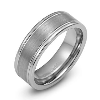 Tungsten Carbide Wedding Ring New Mens Wedding Band Size 8 12