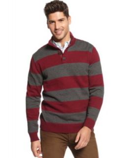 Perry Ellis Sweater, Quarter Zip Sweater   Mens Sweaters