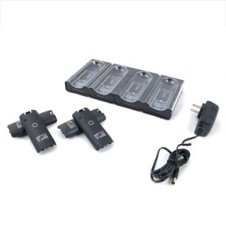 Memorex Quad Controller Charging Kit for Wii, 4 Rechargeable Battery