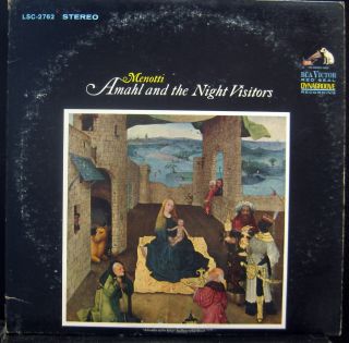 Grossman Menotti Amahl The Night Visitors LP Mint LSC 2762 3rd Vinyl
