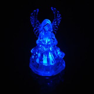 Merry Christmas 1pcs Fairy Lighted Reading Angel RGB LED Night Lampe