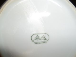 Melitta Germany White Porcelain Coffe Tea Pot Teapot