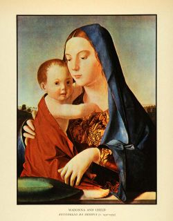 Madonna Child Antonello da Messina Artwork Religion Mary Jesus Robe