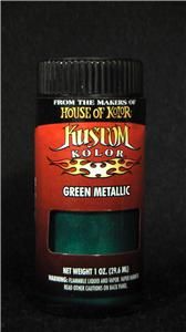 House of Kolor Green Metallic Kustom Airbrush Paint Auto Art Hobby