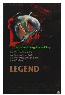 Legend Movie Poster 27x41 RARE Intl Ver Tom Cruise