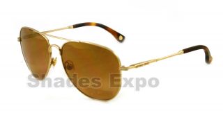 New Michael Kors  Sunglasses MKS 144 Gold 717 MKS144 Auth