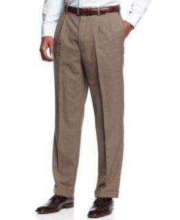 Louis Raphael Dress Pants, Endless Comfort Plaid Pleated   Mens Pants