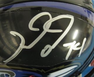 Michael Oher Ravens Autographed Signed Mini Helmet JSA