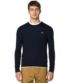 Lacoste LVE Sweater, Slim Fit Elbow Contrast Sweater