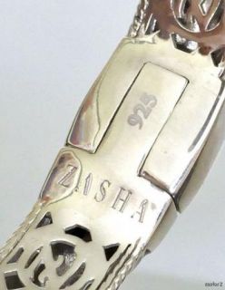 New Zasha by Jude Frances Pearl Enamel Cuff Bracelet