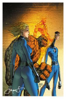 MICHAEL TURNER FANTASTIC FOUR #550 LIMITED EDITION PRINT SIGNED