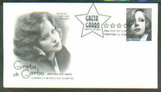 2005 Greta Garbo Actress Hollywood Movies Art Craft FDC