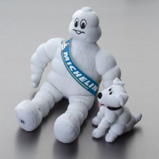 Michelin Man Plush Figure with His Dog