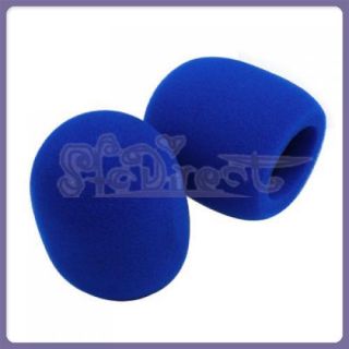 Microphone Mic Windscreen Foam Covers Premium Blue