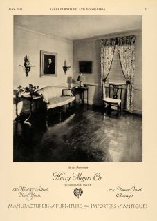 1930 Ad Harry Meyers Wholesale Furniture Antiques NY IL   ORIGINAL