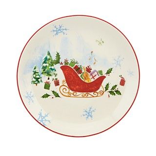 Lenox Dinnerware, Set of 4 Holiday Inspirations & Illustrations